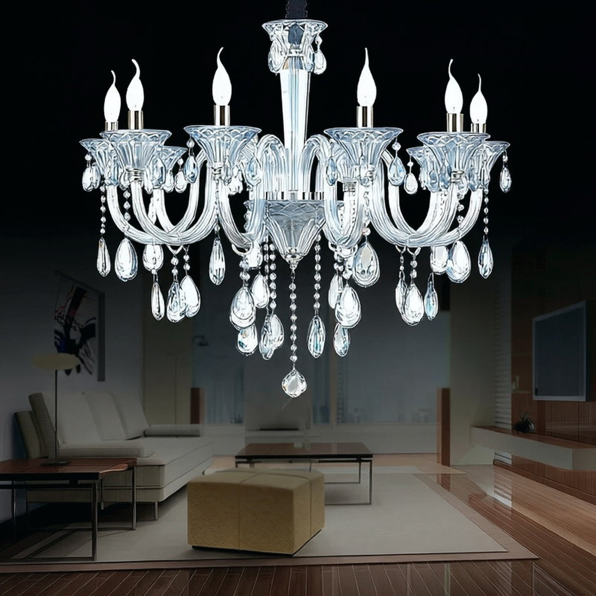 AM0719 — European French Crystal Wall Light for Living Rooms & Dining Rooms