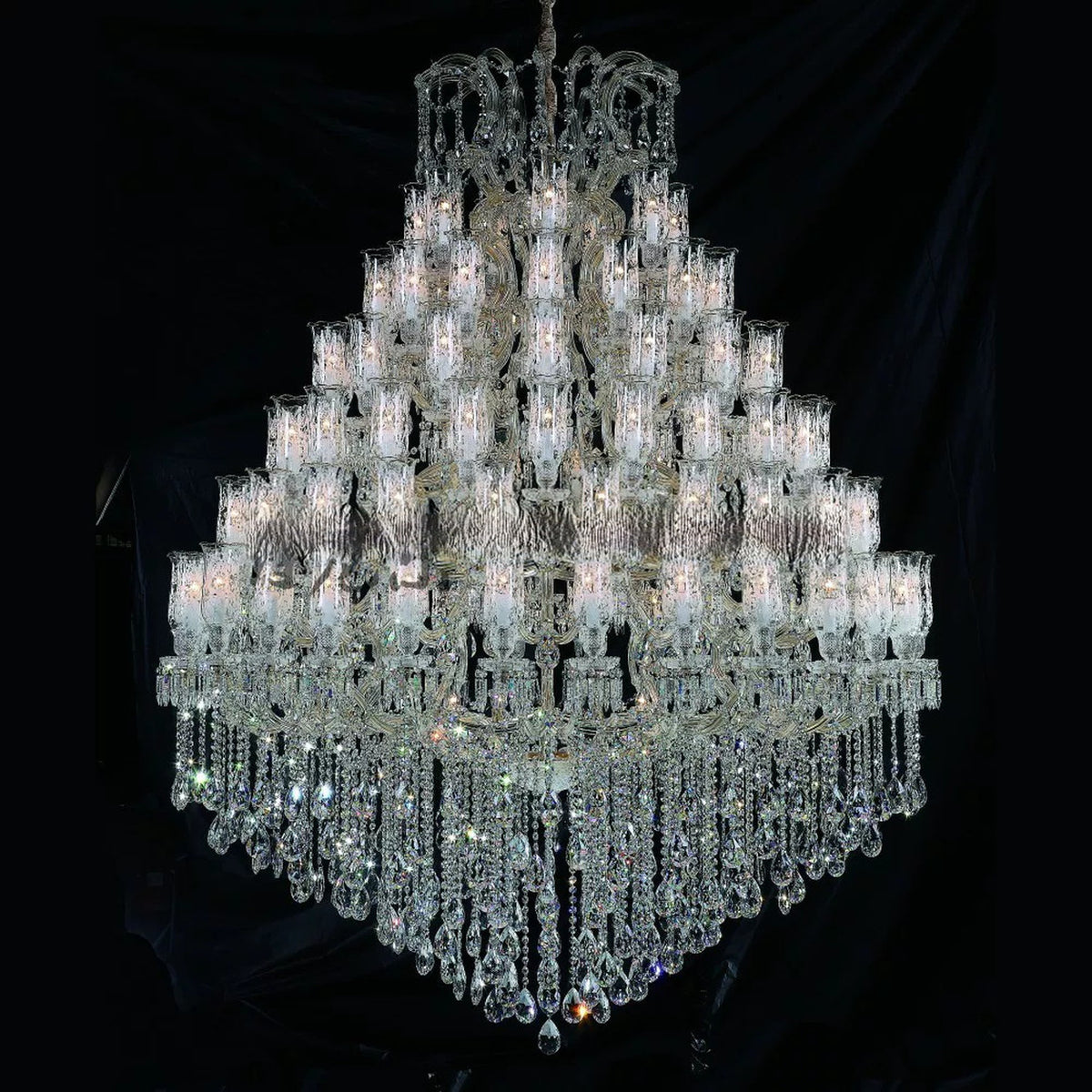 AM0712 — European Candle Crystal Chandelier for Kids' Rooms