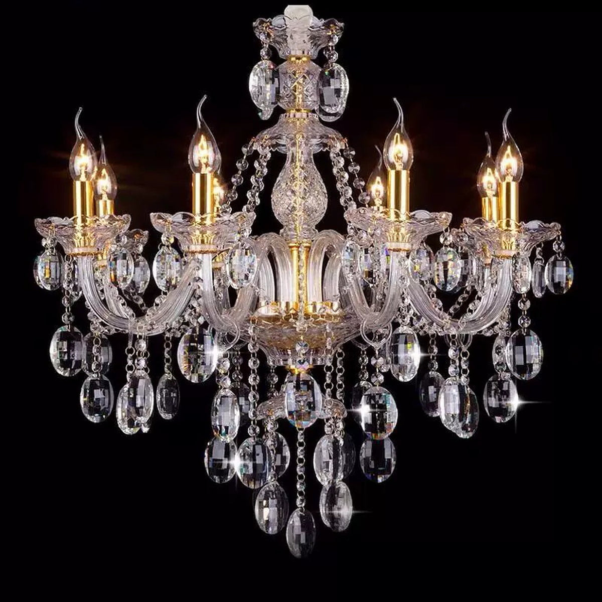 AM0760 — European Crystal French Chandelier for Living Rooms