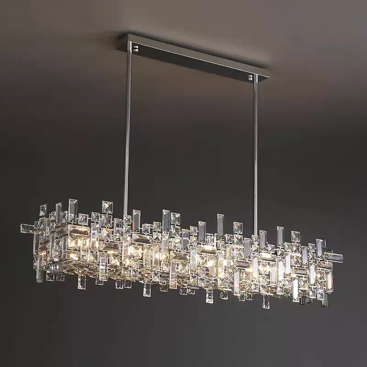 AM0681 — Modern Minimalist Crystal Table Lamp for Dining Rooms
