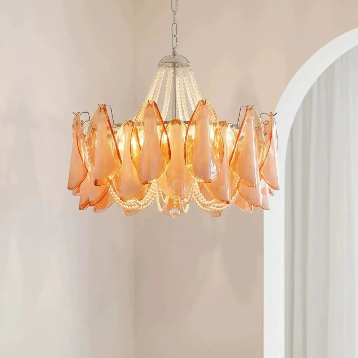 AM0587 — Light Luxury Crystal Chandelier for Living Rooms