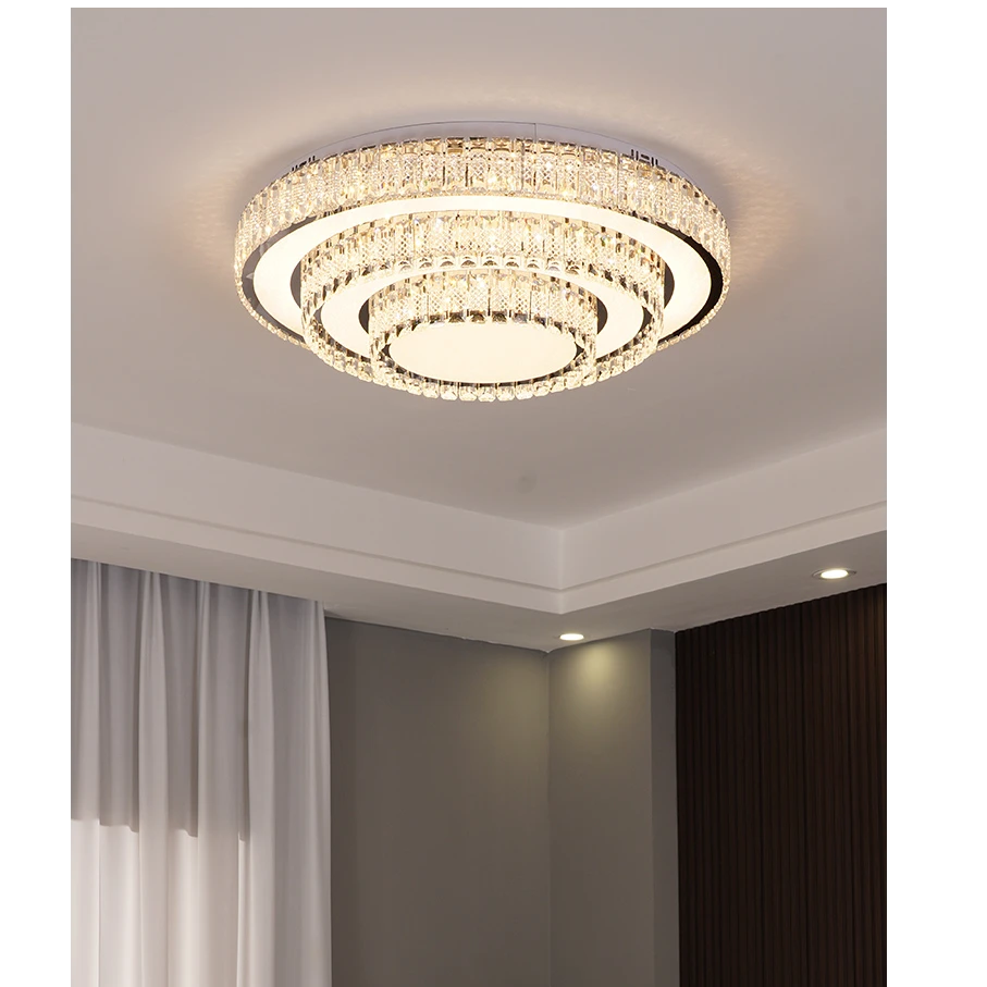 AM0084 · French Flush Mount Trapezoid Ceiling Light for Bedrooms · 3 Configurations — AM0084, view 4