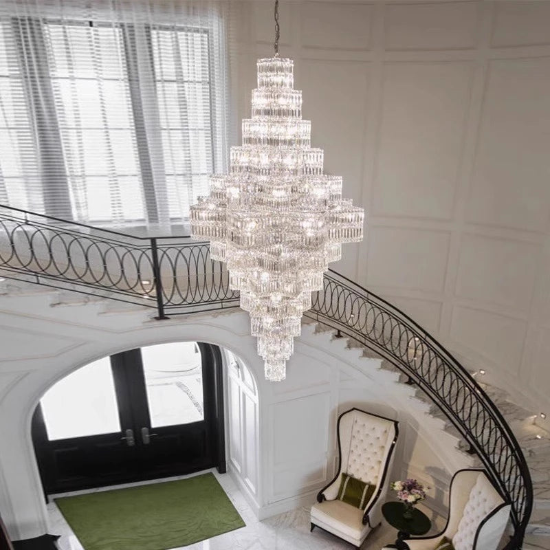 AM0008 · Modern Minimalist Crystal Chandelier for Living Spaces · 7 Configurations — AM0008, view 4