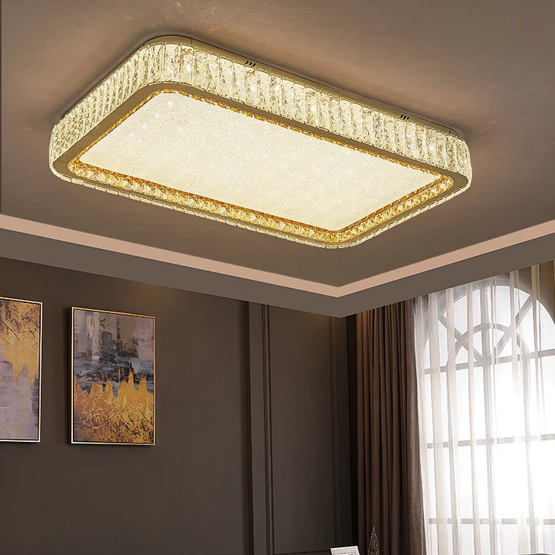 AM0100 · French Flush Mount Triangle Ceiling Light for Bedrooms · 6 Configurations — AM0100, view 4