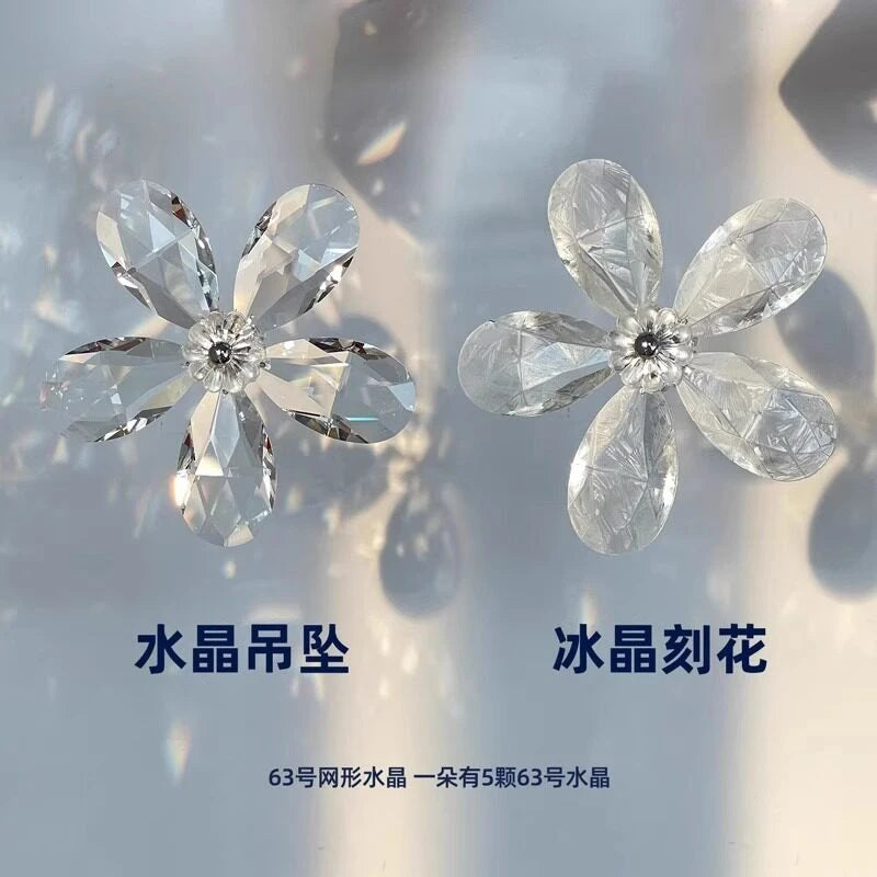 AM0048 · Modern Minimalist Petal Crystal Chandelier for Living Spaces · 5 Configurations — AM0048, view 4