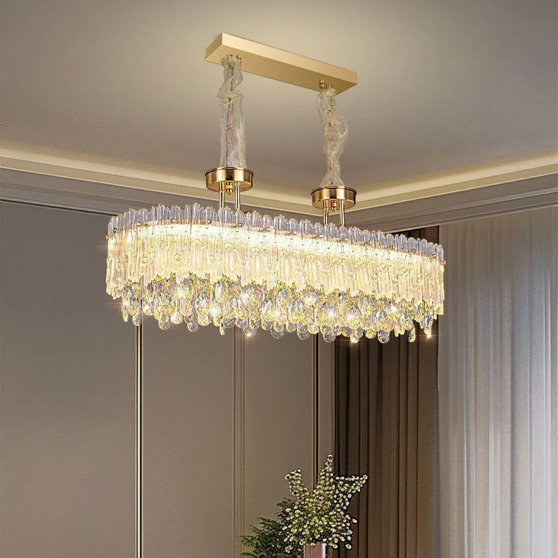 AM0055 · French Tiered Composition Crystal Chandelier for Living Spaces · 5 Configurations — AM0055, view 4