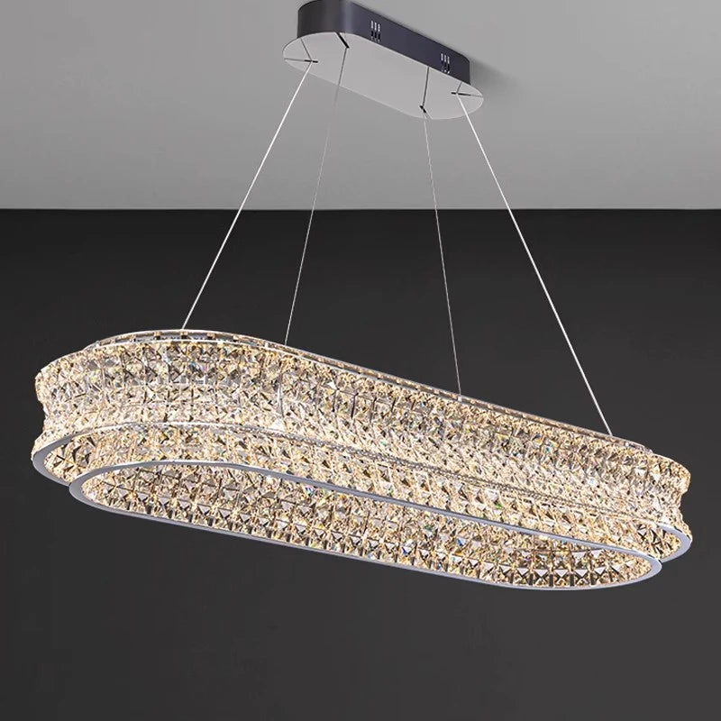 AM0021 · Modern Minimalist Crystal Chandelier for Living Spaces · 6 Configurations — AM0021, view 4