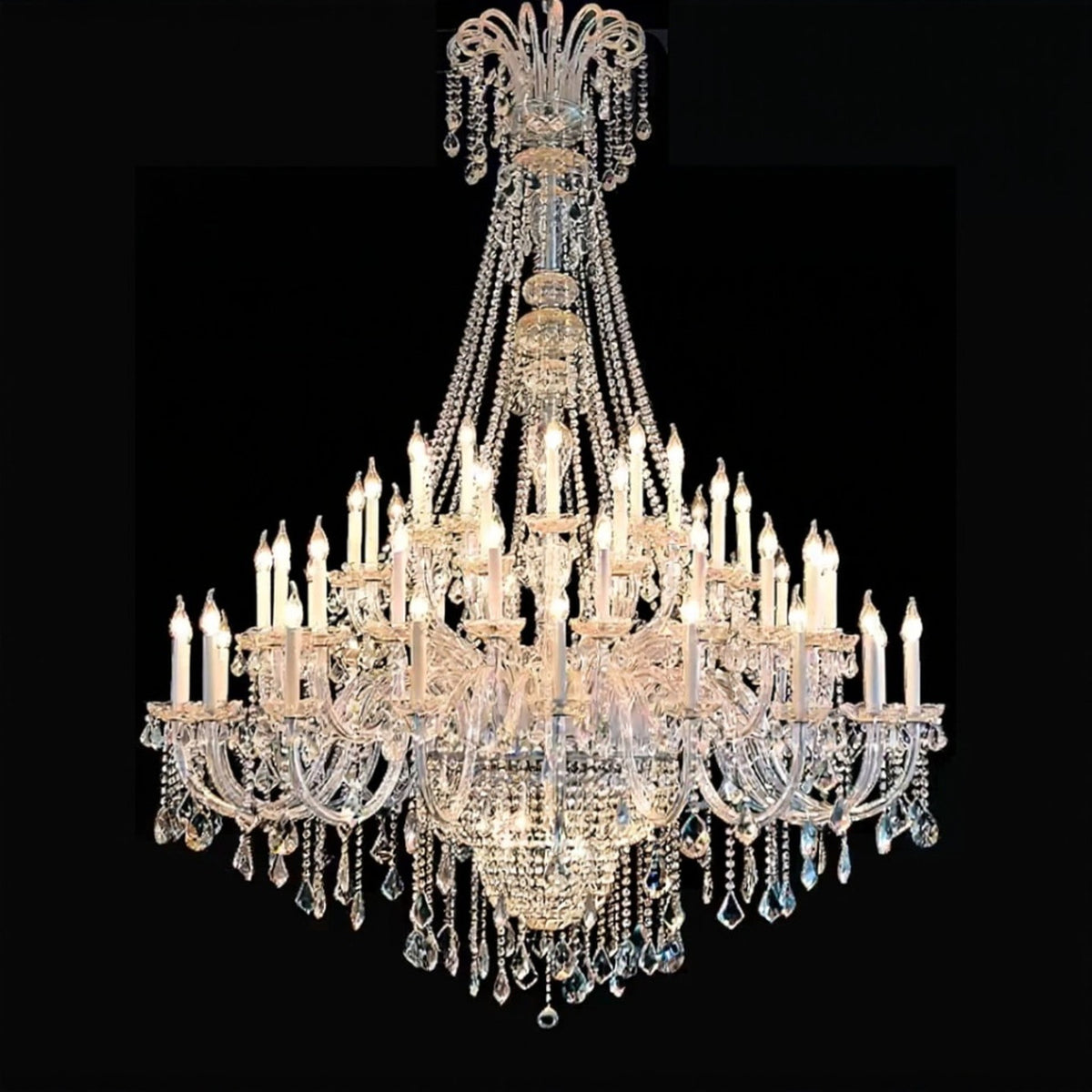 AM0729 — European Crystal Chandelier for Studies