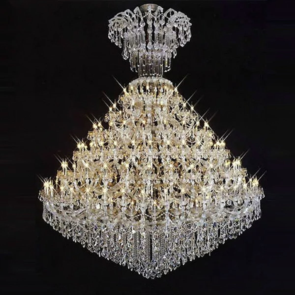 AM0786 — European Duplex Grand Hall Metal Chandelier for Hotels & Ballrooms