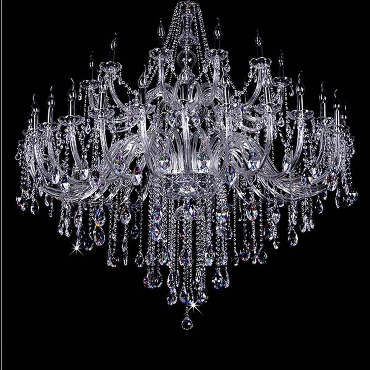 AM0739 — European Crystal American Chandelier for Hotels & Ballrooms