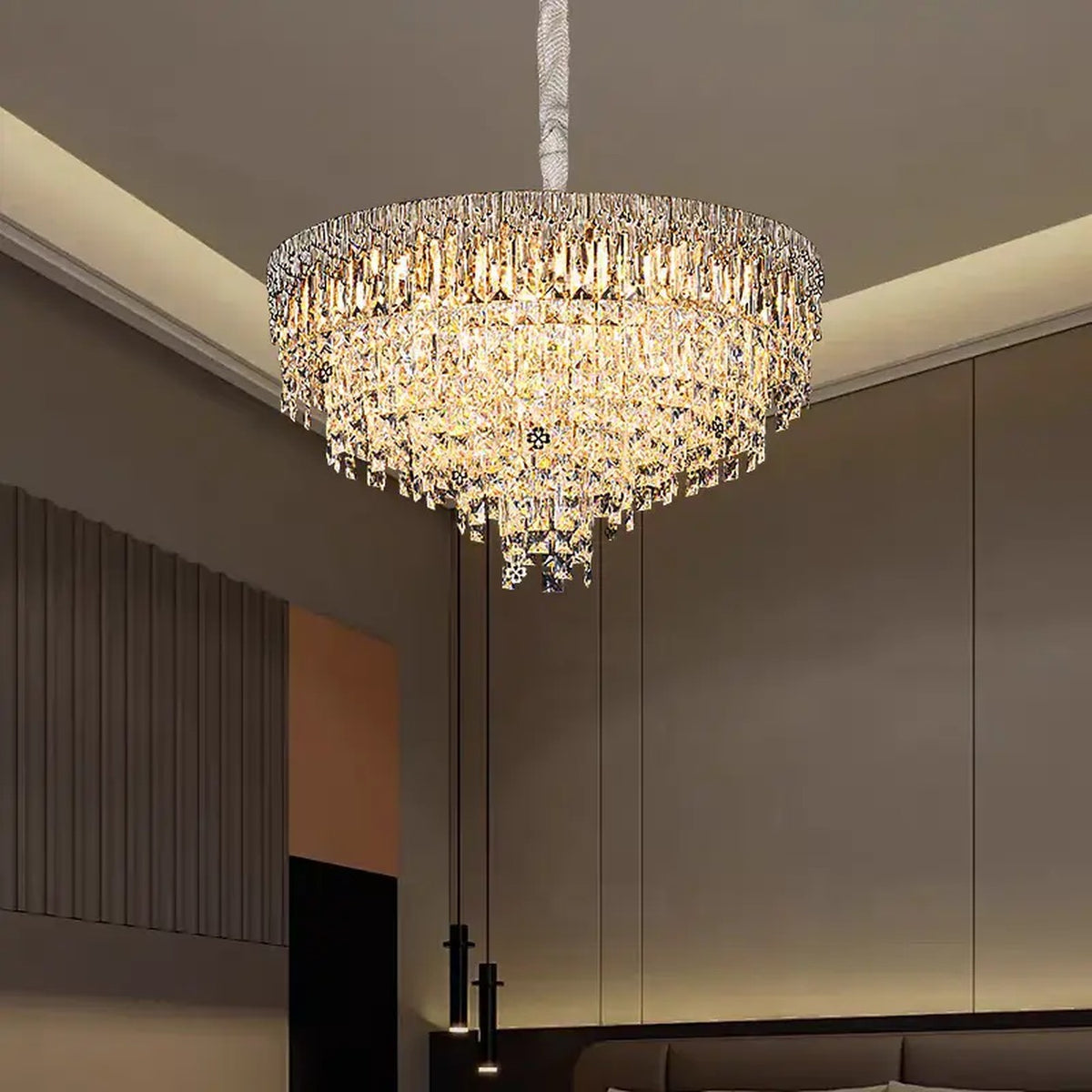 AM0670 — Modern Luxury Crystal Chandelier for Living Rooms