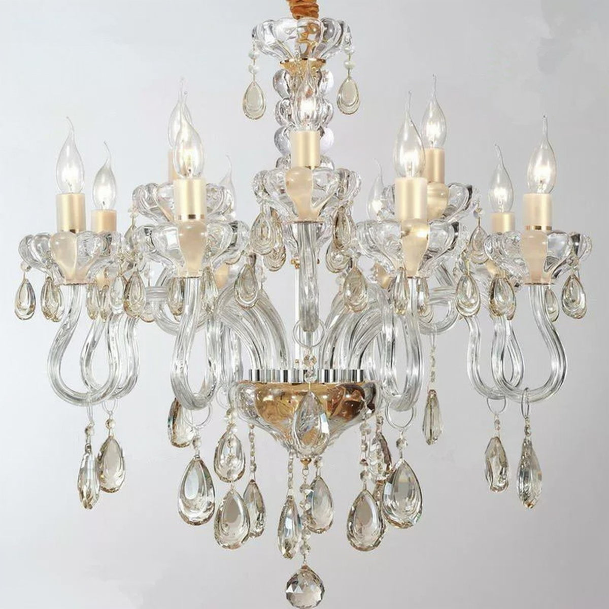 AM0721 — Modern Minimalist Candle Crystal Chandelier for Kids' Rooms