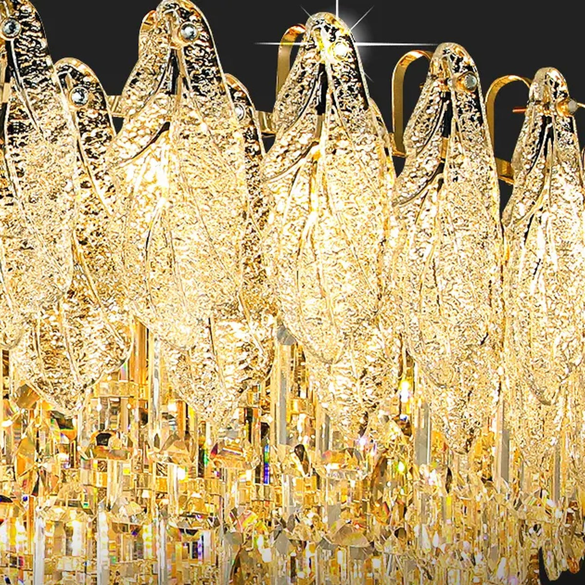 AM0517 — Postmodern Ice Crystal K9 Crystal Chandelier for Living & Dining Rooms