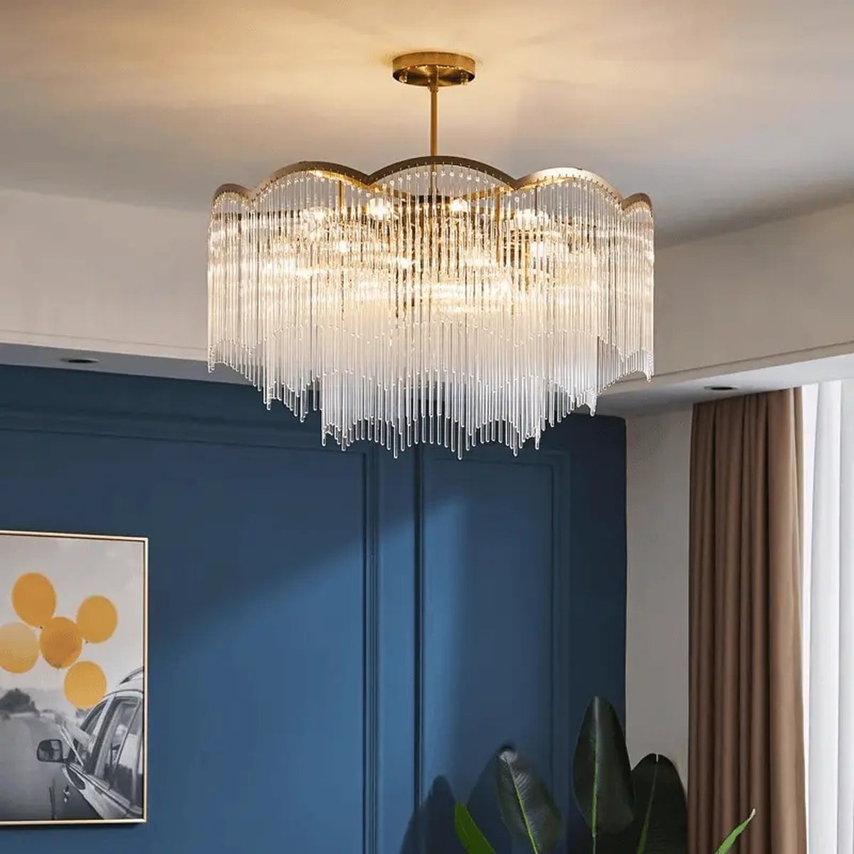 AM0624 — Postmodern Crystal Chandelier for Living Rooms