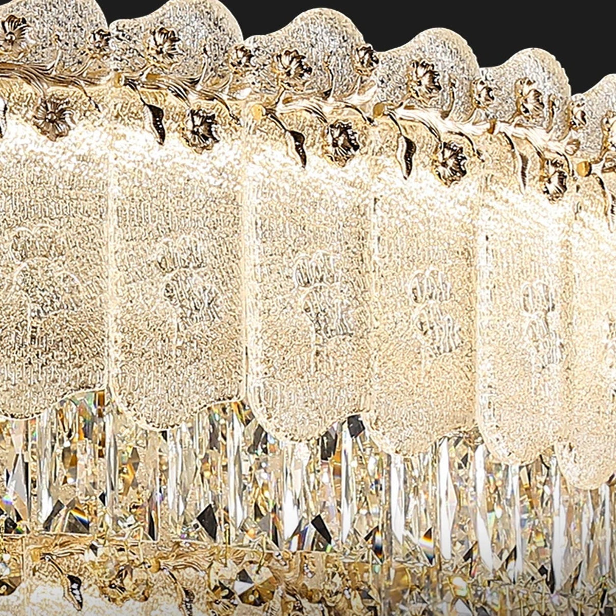 AM0648 — Postmodern K9 Crystal Chandelier for Living & Dining Rooms