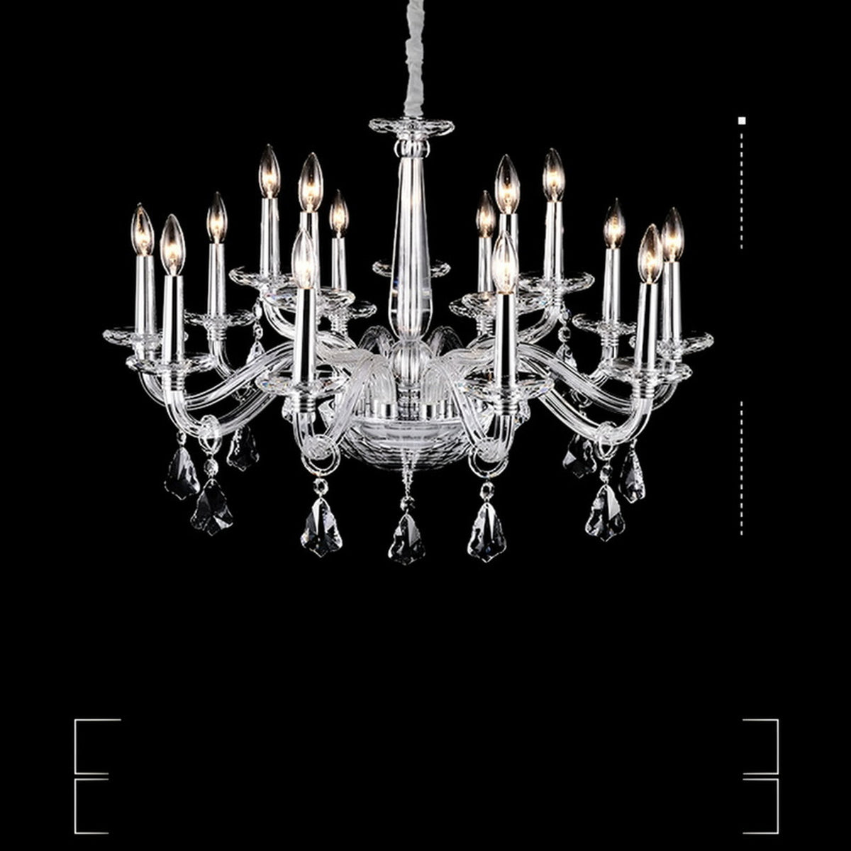 AM0846 — French Crystal Chandelier for Living Rooms