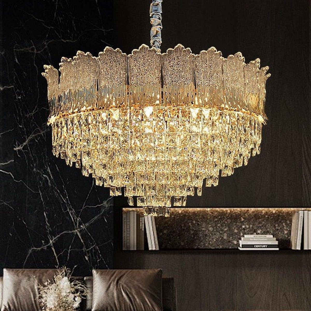 AM0620 — Imported K9 Crystal Chandelier for Living Rooms