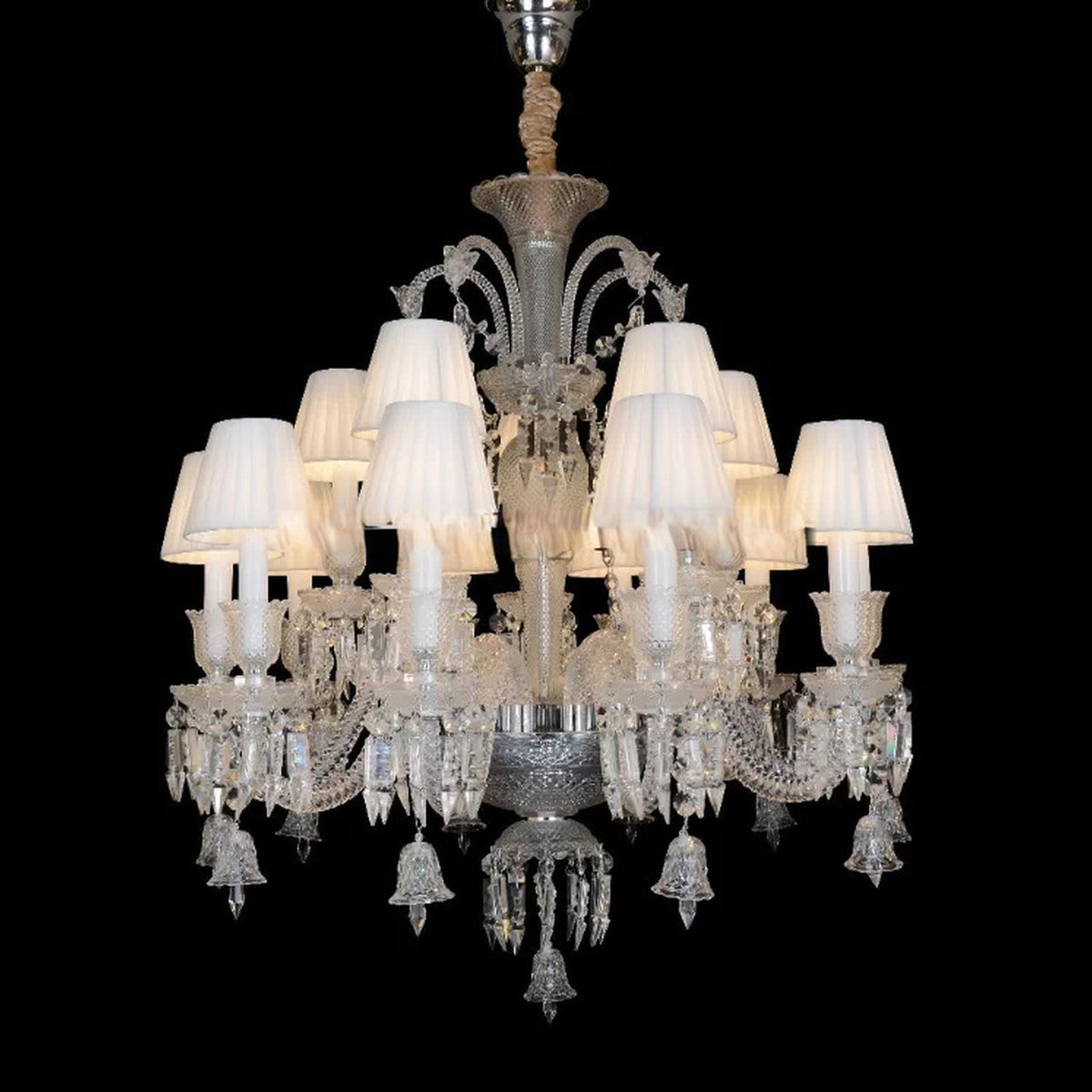 AM0866 — French Duplex Ballroom Stainless Steel Chandelier for Living Rooms
