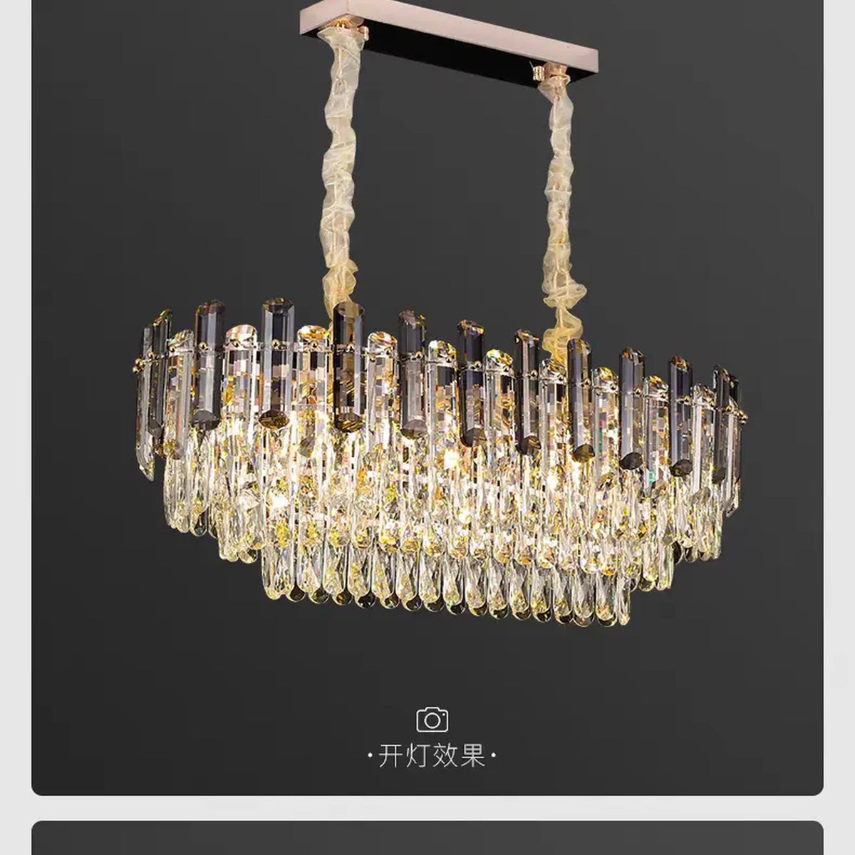 AM0614 — Modern Luxury Crystal Ceiling Light for Living Rooms