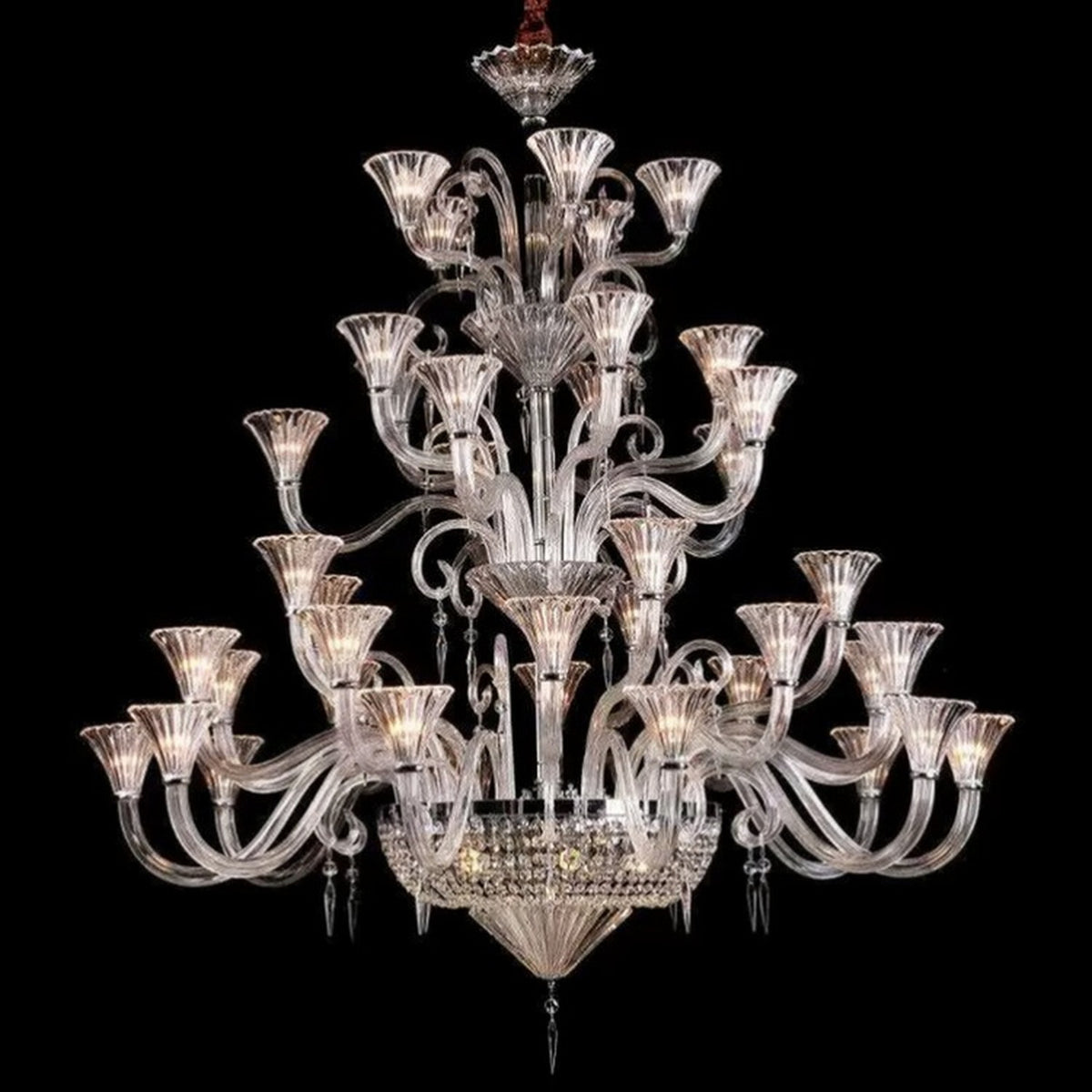 AM0832 — European Stairwell Grand Hall Crystal Chandelier for Retail Spaces & Gym Spaces