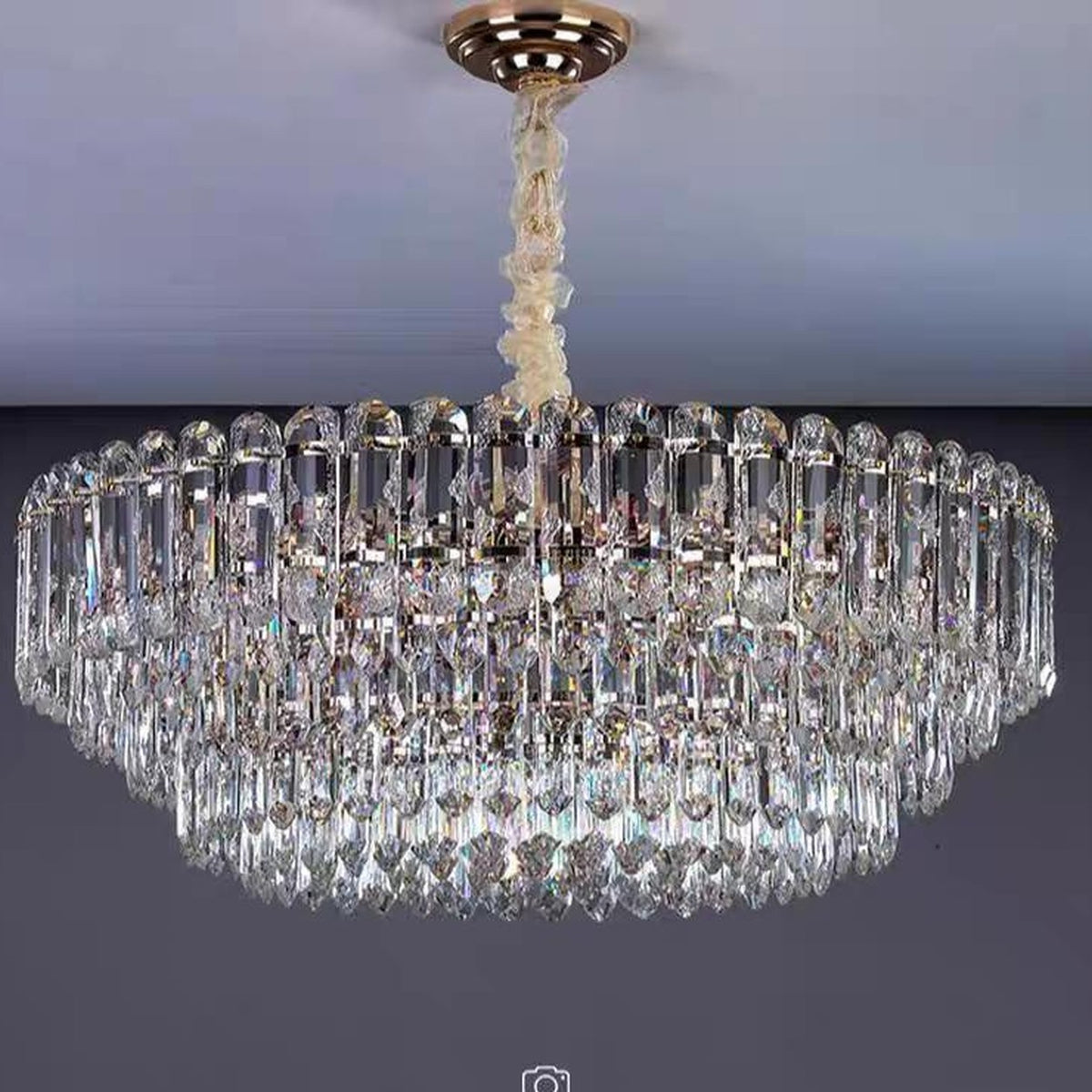 AM0689 — Postmodern Crystal Chandelier for Living Rooms