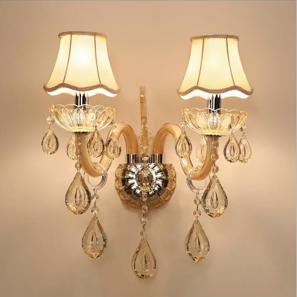 AM0824 — European Crystal Glass Chandelier for Living Rooms