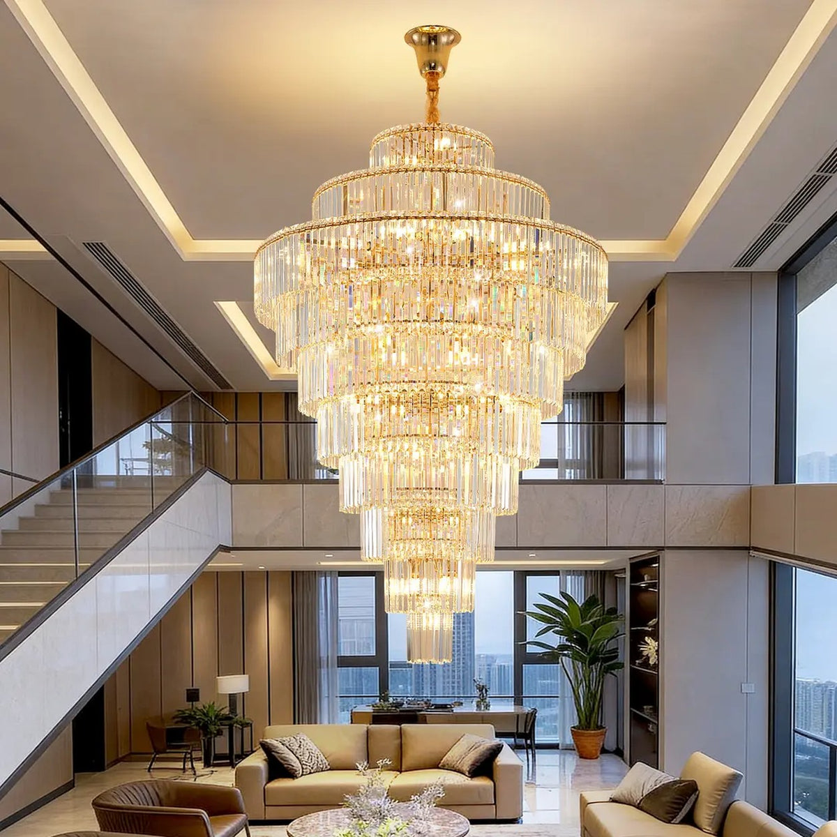 AM0542 — Crystal Chandelier for Living Rooms