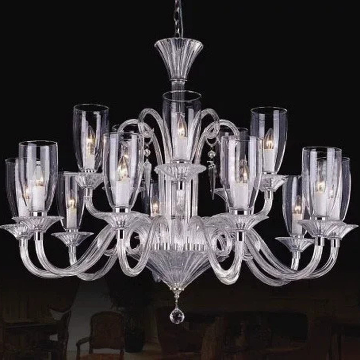 AM0723 — European Crystal Chandelier for Living Rooms & Dining Rooms