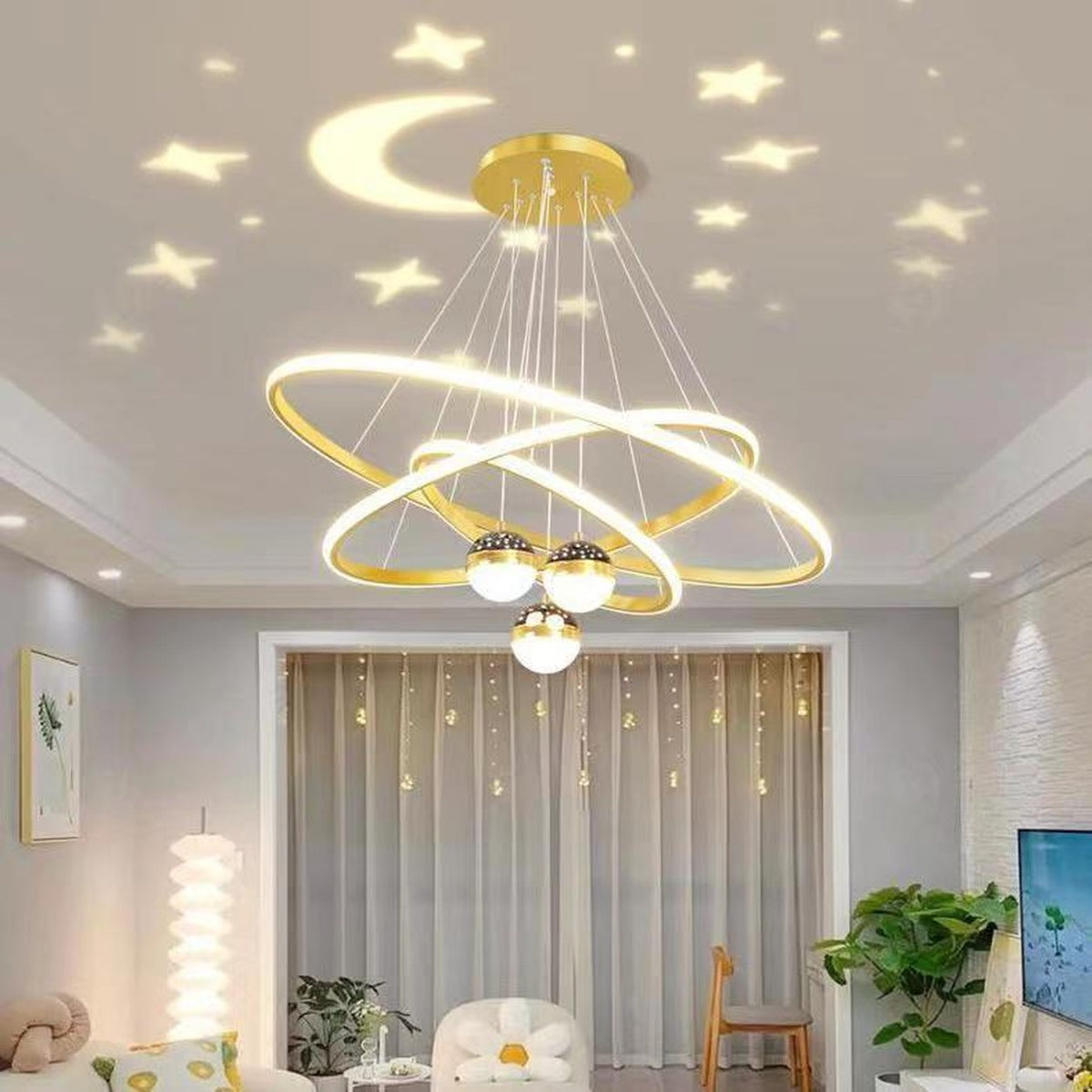 AM0543 — Modern Luxury Crystal Ceiling Light for Bedrooms