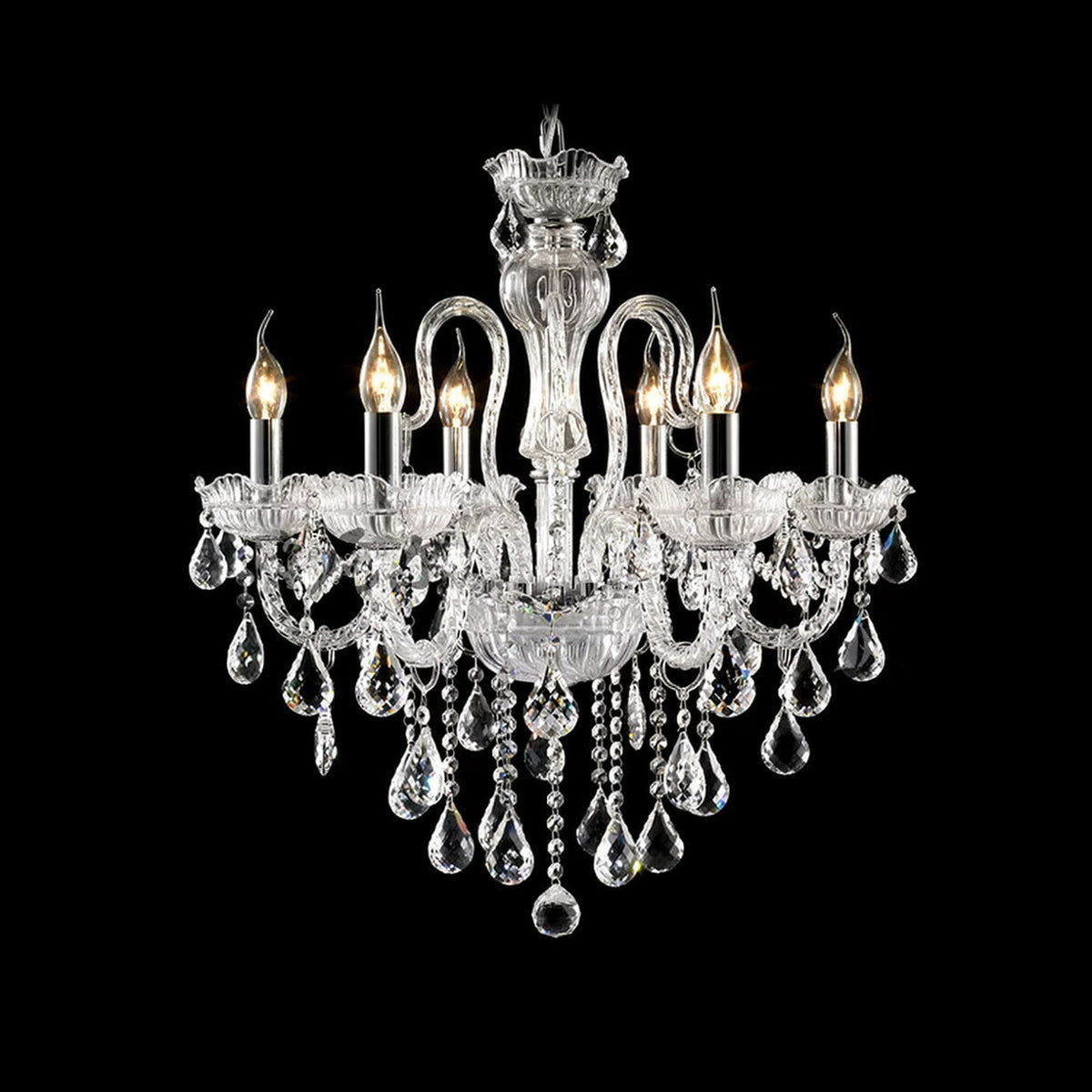 AM0817 — European Crystal French Chandelier for Retail Spaces & Gym Spaces