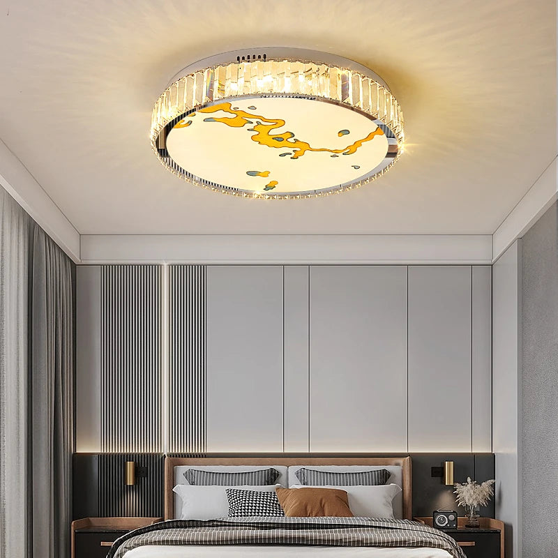 AM0110 · Flush Mount Enamel-Color Ceiling Light for Bedrooms · 4 Configurations — AM0110, view 5