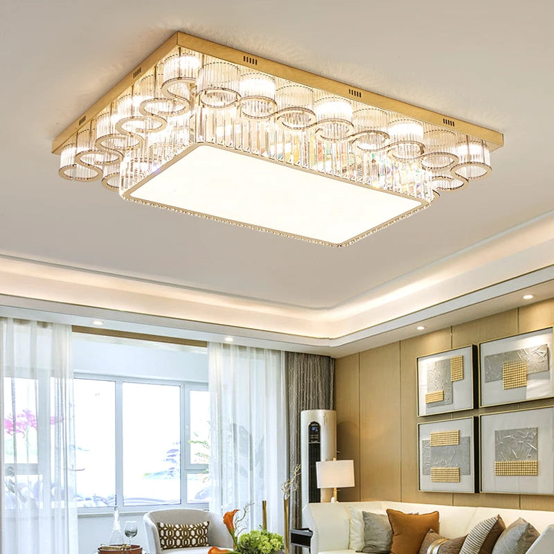 AM0112 · French Flush Mount Oval Ceiling Light for Bedrooms · 6 Configurations — AM0112, view 5