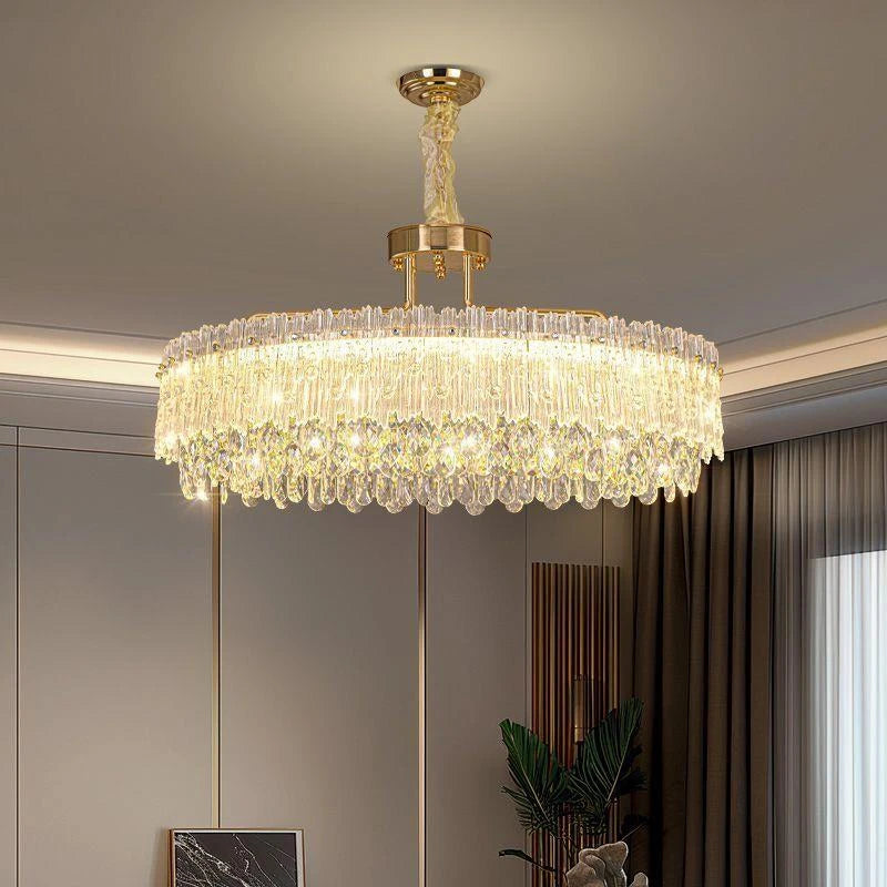 AM0055 · French Tiered Composition Crystal Chandelier for Living Spaces · 5 Configurations — AM0055, view 5