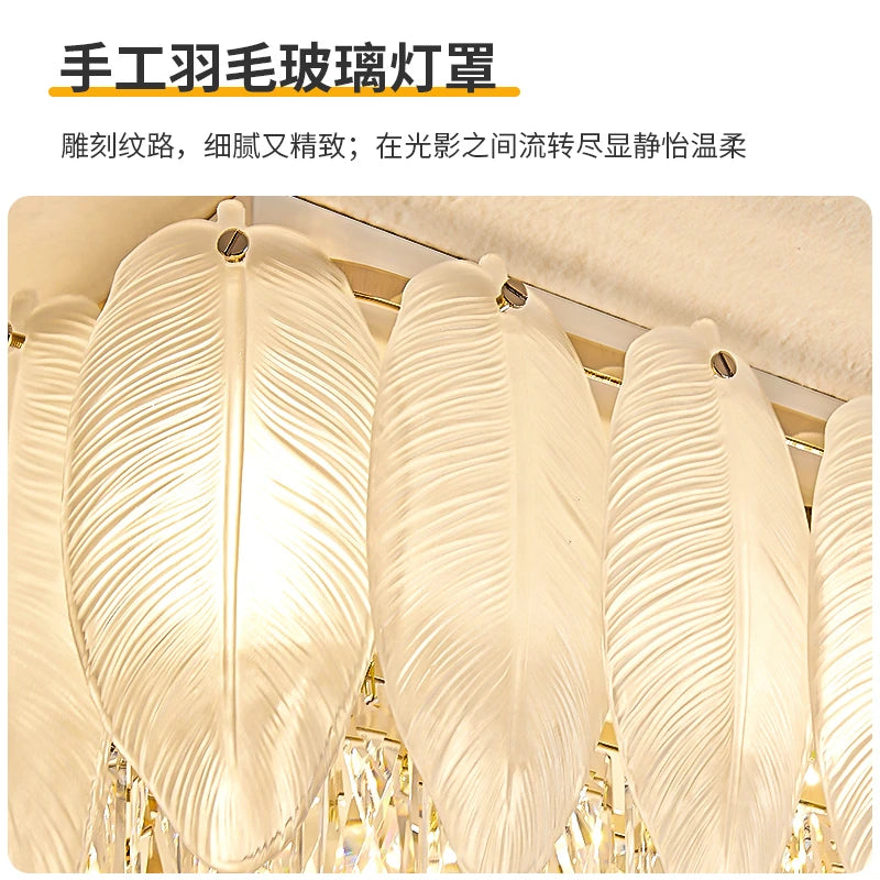 AM0094 · French Flush Mount Round Ceiling Light for Bedrooms · 8 Configurations — AM0094, view 5