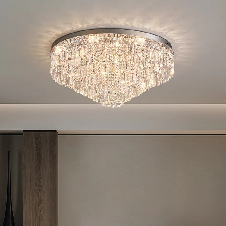 AM0089 · French Flush Mount Square Ceiling Light for Bedrooms · 3 Configurations — AM0089, view 5