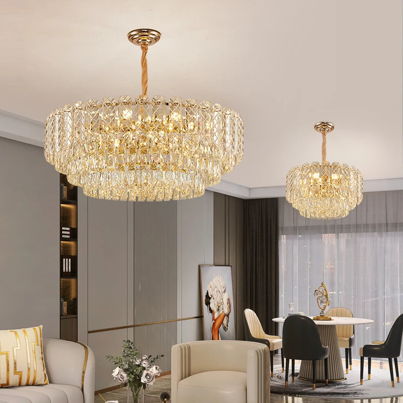 AM0072 · Modern Minimalist Crystal Chandelier for Living Spaces · 6 Configurations — AM0072, view 5