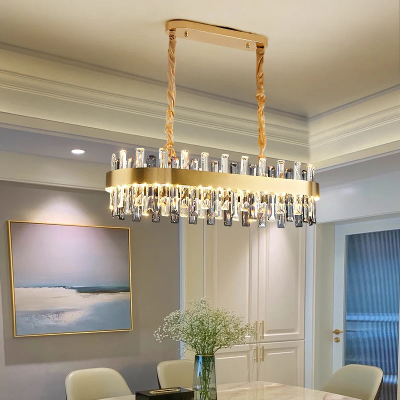 AM0046 · Postmodern Tiered Composition Crystal Chandelier for Living Spaces — AM0046, view 5