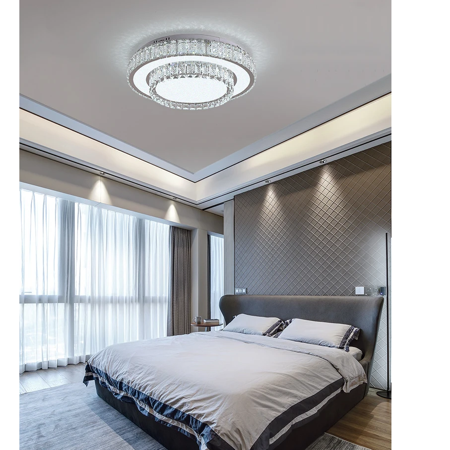 AM0084 · French Flush Mount Trapezoid Ceiling Light for Bedrooms · 3 Configurations — AM0084, view 5