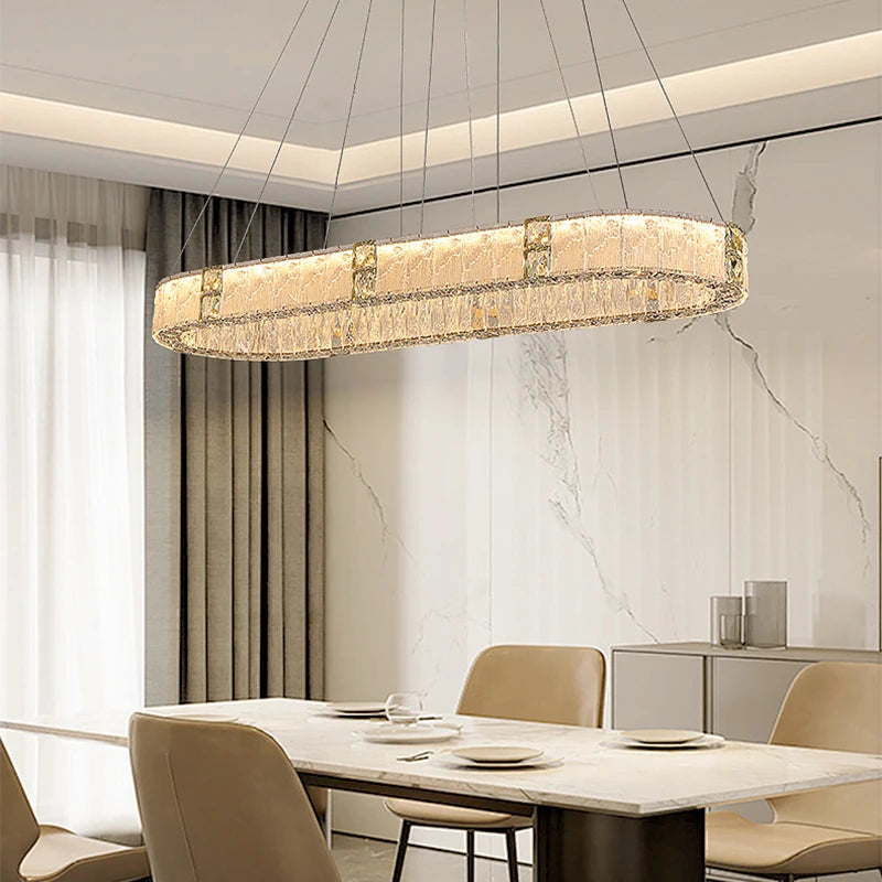 AM0056 · Modern Minimalist Crystal Chandelier for Dining Rooms · 18 Configurations — AM0056, view 5