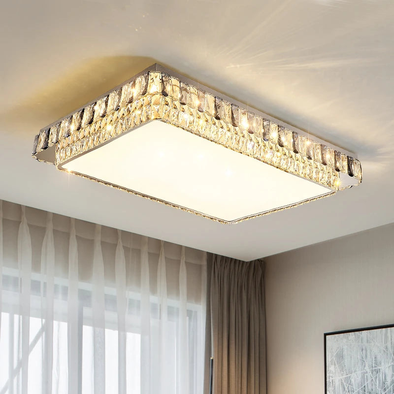 AM0115 · French Flush Mount Rectangular Ceiling Light for Bedrooms · 5 Configurations — AM0115, view 5