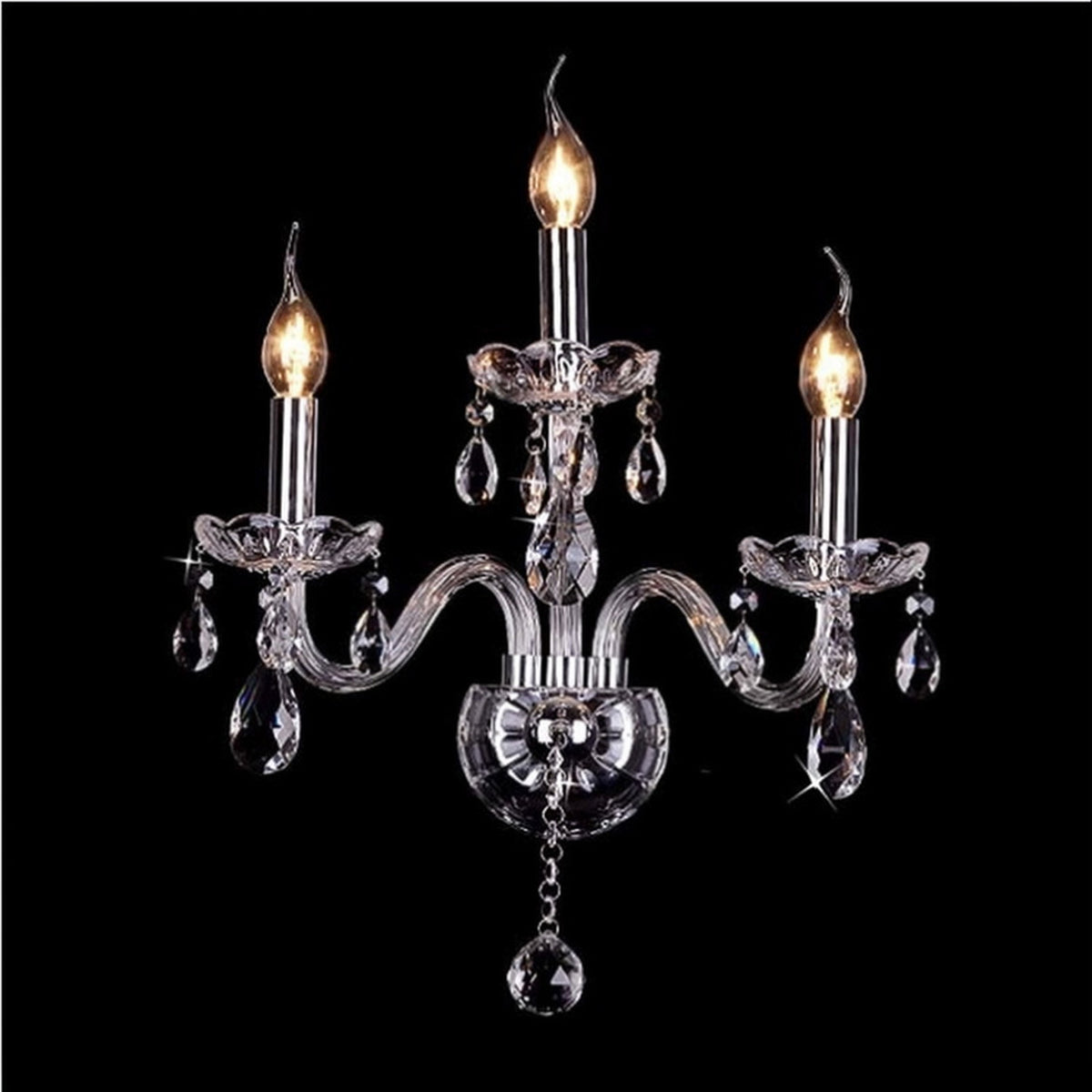 AM0732 — European Crystal Wall Light for Living Rooms & Dining Rooms