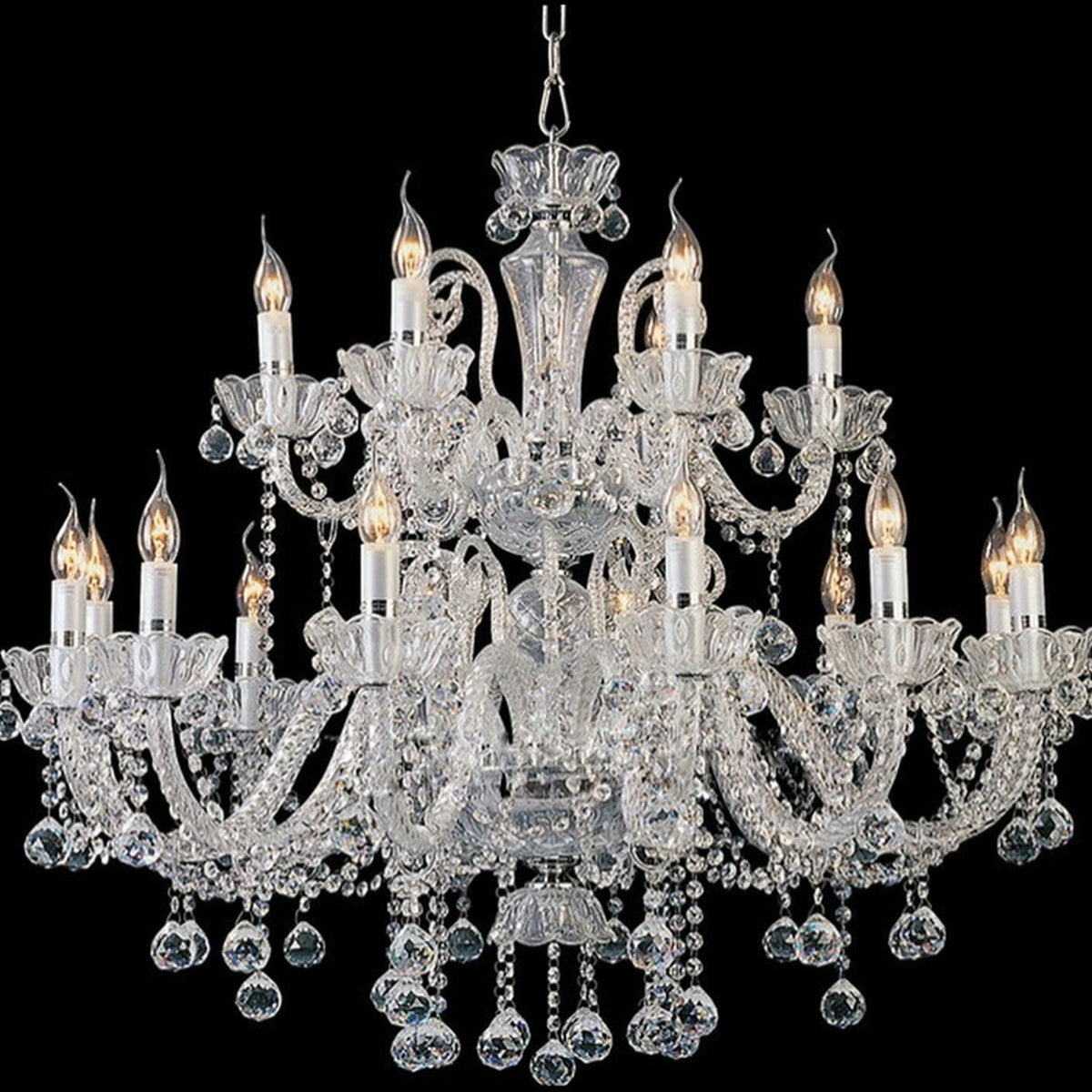 AM0754 — European Stairwell Crystal Chandelier for Kids' Rooms