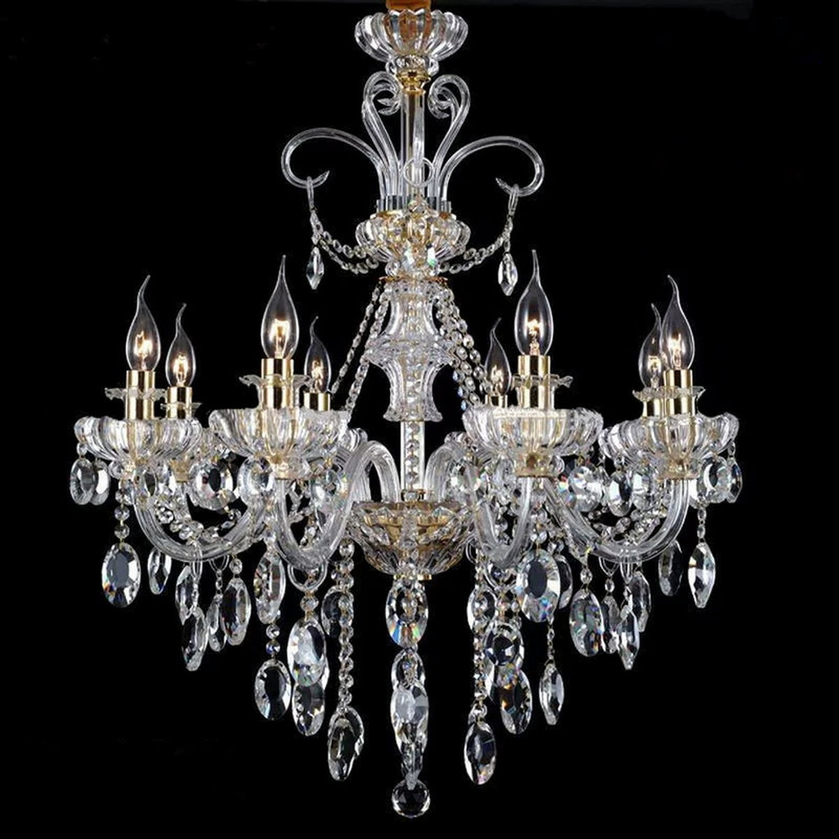 AM0709 — European Crystal Chandelier for Bedrooms & Studies