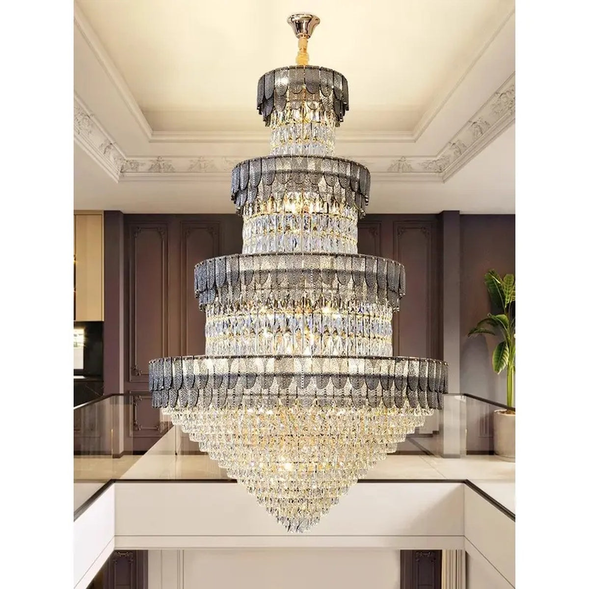AM0654 — Modern Luxury Crystal Chandelier for Living Rooms
