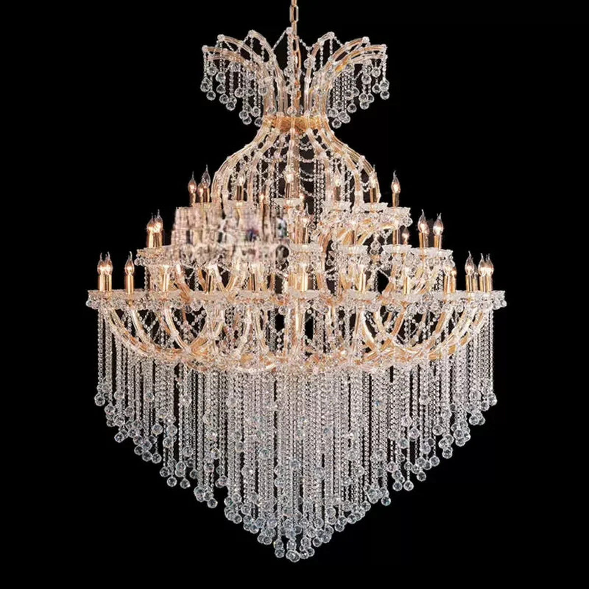 AM0813 — European Grand Hall Crystal Chandelier for Loft Spaces & Duplex Spaces