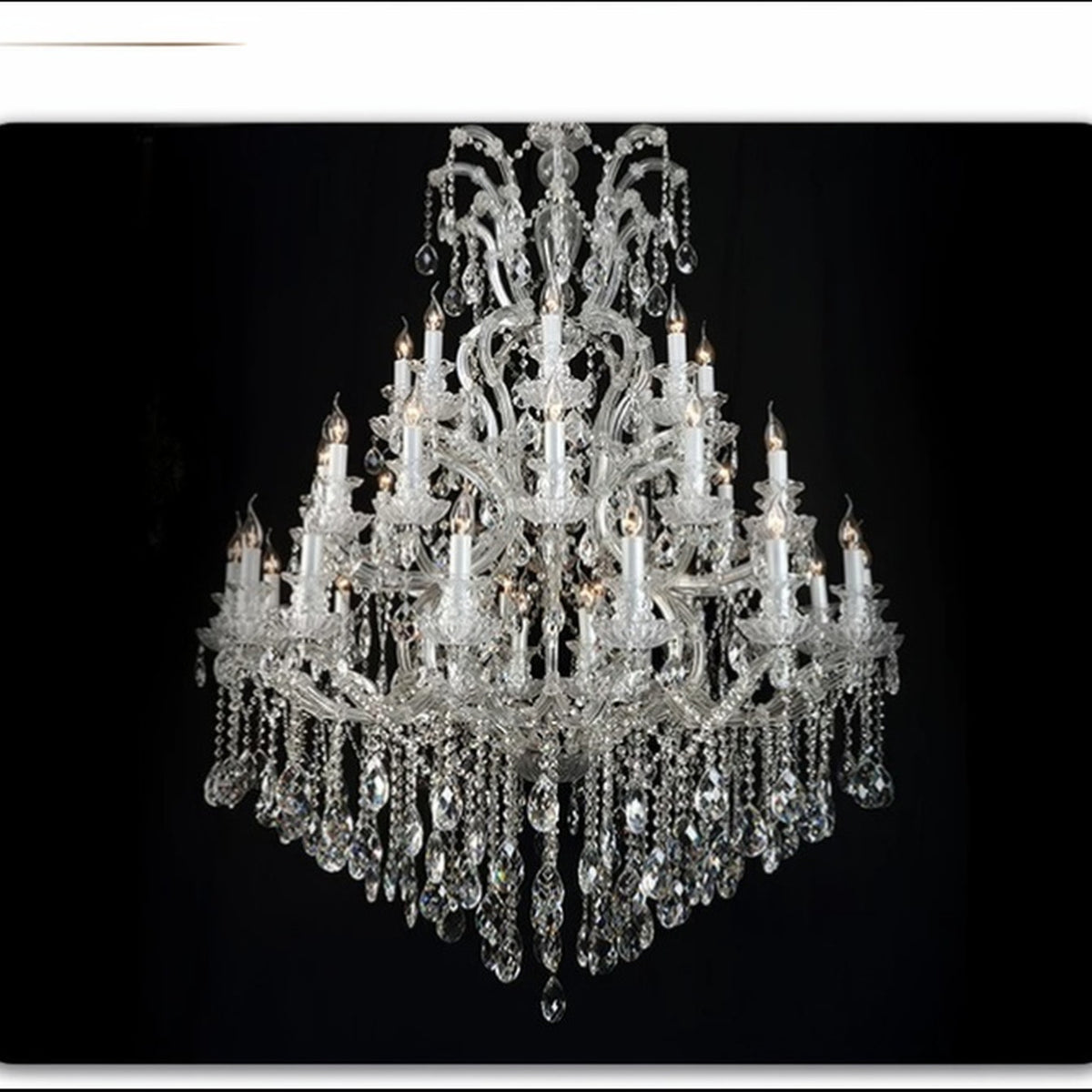 AM0801 — European Stairwell Duplex Crystal Chandelier for Living Rooms