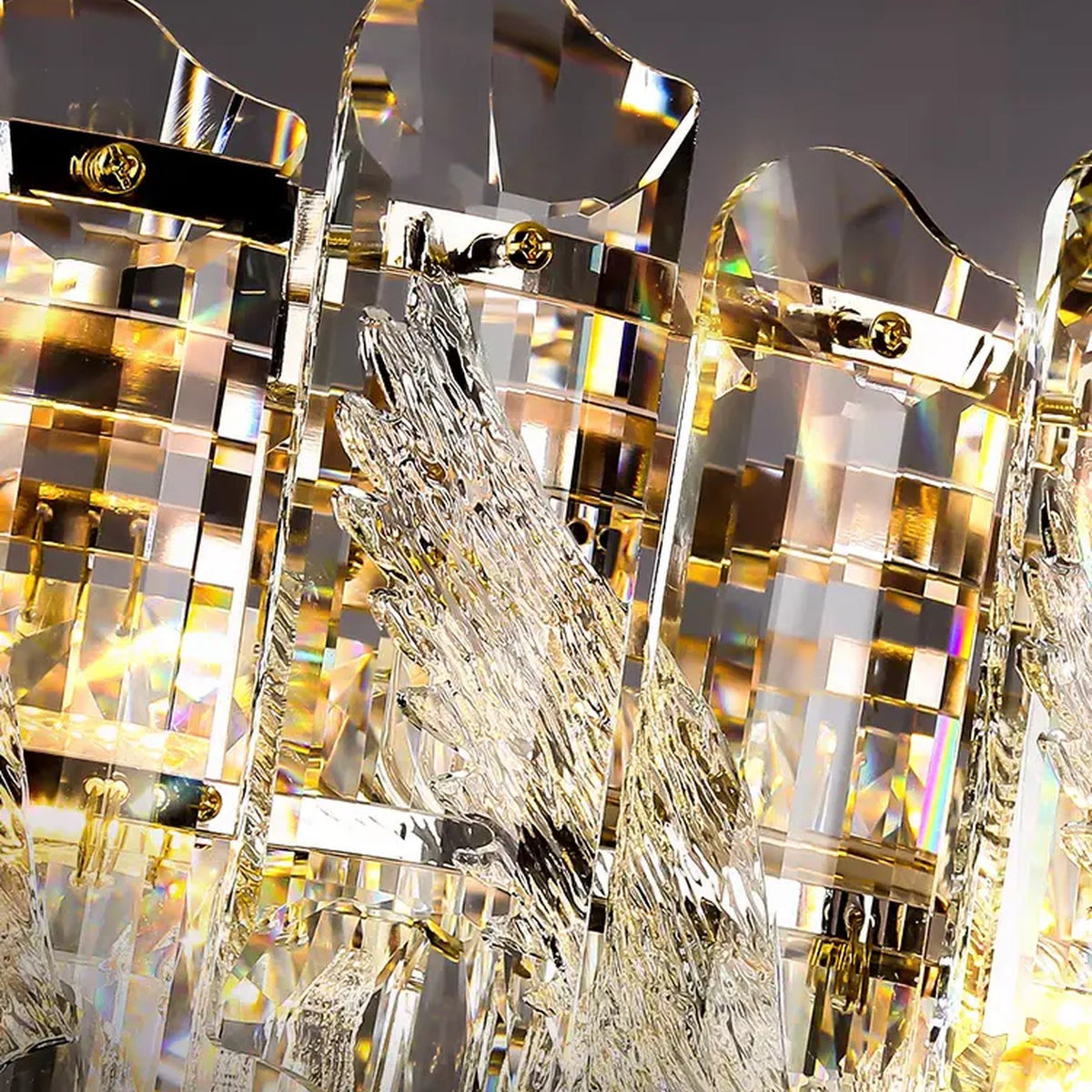 AM0691 — Light Luxury Soaring Wings Chandelier for Living Rooms