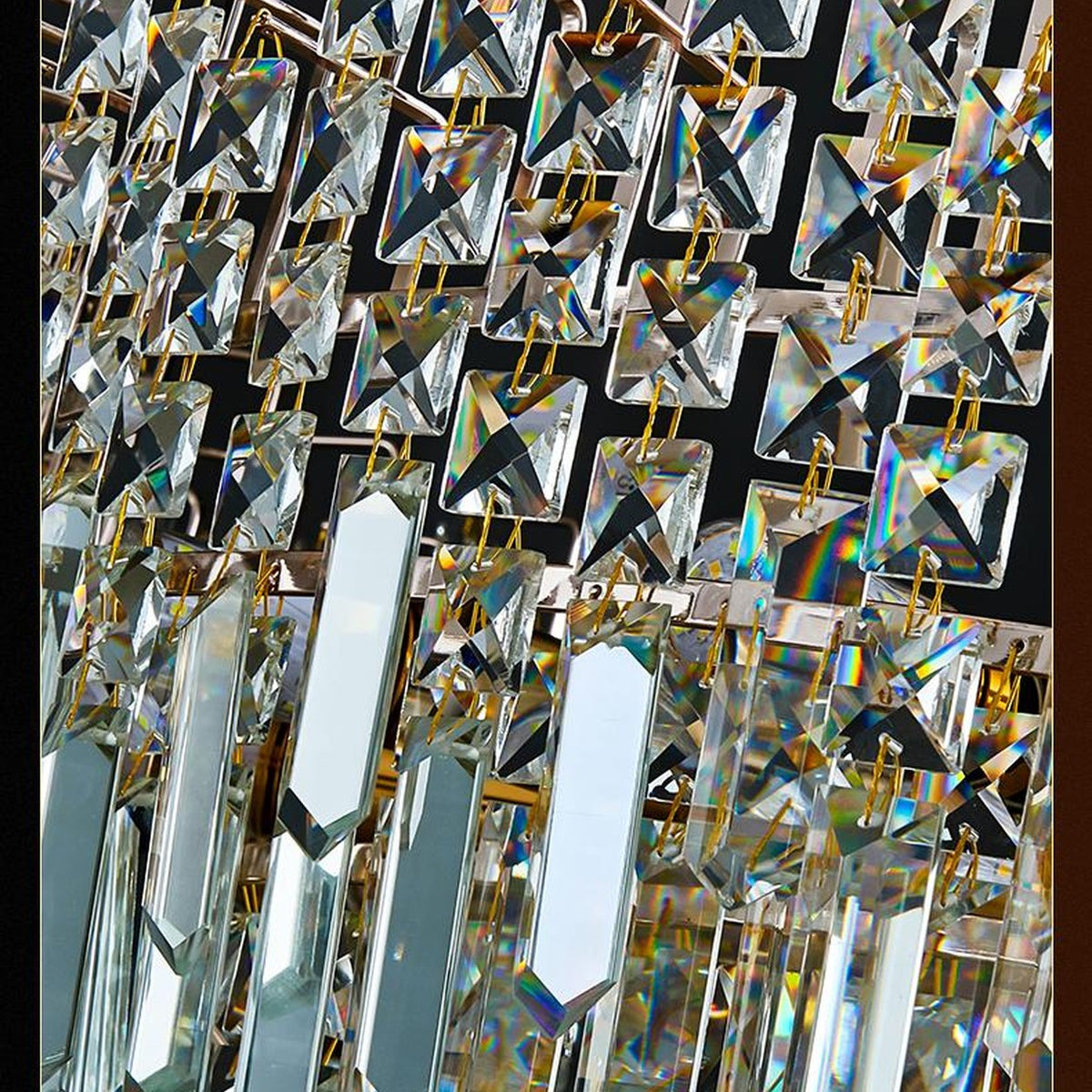 AM0497 — Light Luxury Crystal Chandelier for Living Rooms