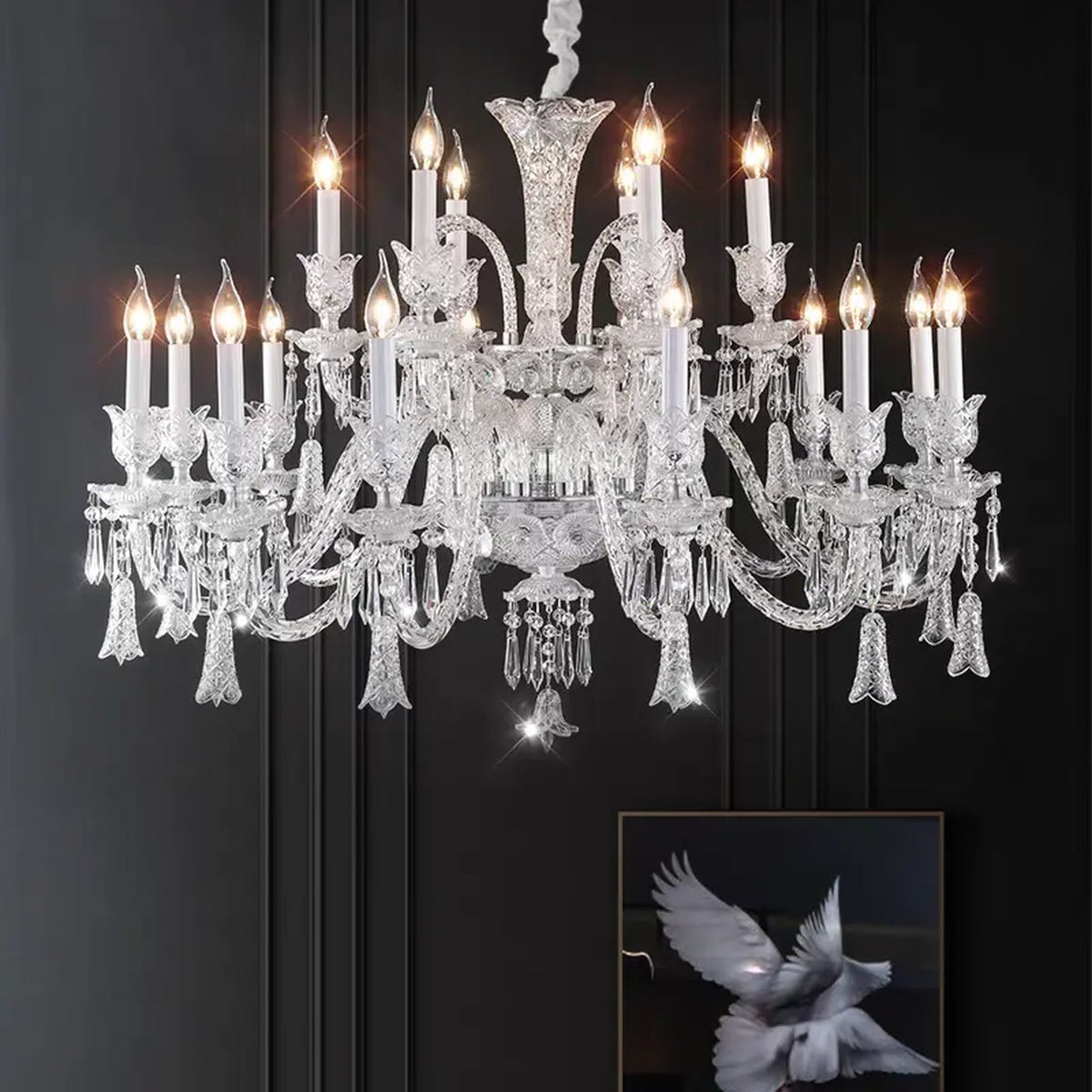 AM0688 — French Crystal Chandelier for Living Rooms