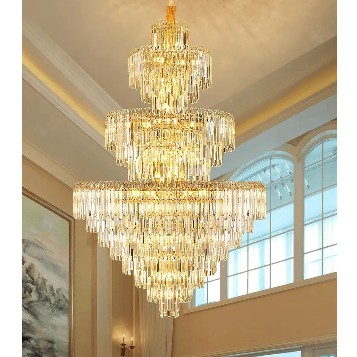 AM0572 — Grand Crystal Chandelier for Hotel Lobbies